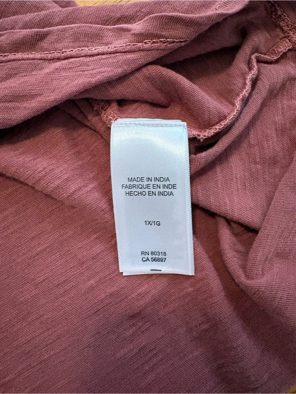 Lucky Brand 1X 100% Cotton Embroidered Boho Peasant Top Dusty Rose